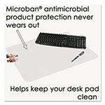 Artistic Office Products KrystalView Desk Pad with Antimicrobial Protection, 22 x 17, Matte Finish, Clear view 5