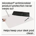 Artistic Office Products KrystalView Desk Pad with Antimicrobial Protection, 17 x 12, Matte Finish, Clear view 5