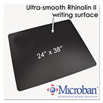Artistic Office Products Rhinolin II Desk Pad with Antimicrobial Product Protection, 36 x 24, Black view 1