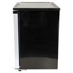 Avanti Products 5.5 CF Side by Side Refrigerator/Freezer, Black/Stainless Steel view 3