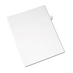 Avery Preprinted Legal Exhibit Side Tab Index Dividers, Avery Style, 10-Tab, 57, 11 x 8.5, White, 25/Pack view 1