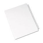 Avery Preprinted Legal Exhibit Side Tab Index Dividers, Avery Style, 25-Tab, 151 to 175, 11 x 8.5, White, 1 Set view 1