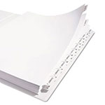 Avery Preprinted Legal Exhibit Side Tab Index Dividers, Avery Style, 26-Tab, Exhibit A to Exhibit Z, 11 x 8.5, White, 1 Set view 1