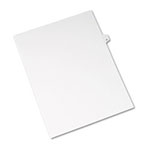Avery Preprinted Legal Exhibit Side Tab Index Dividers, Avery Style, 26-Tab, H, 11 x 8.5, White, 25/Pack view 1