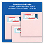 Avery Easy Peel White Address Labels w/ Sure Feed Technology, Laser Printers, 1 x 2.63, White, 30/Sheet, 250 Sheets/Pack view 4