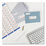 Avery Easy Peel White Address Labels w/ Sure Feed Technology, Laser Printers, 1 x 2.63, White, 30/Sheet, 250 Sheets/Pack view 5