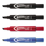 Avery MARKS A LOT Regular Desk-Style Permanent Marker, Broad Chisel Tip, Assorted Colors, 4/Set view 5