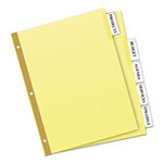 Avery Insertable Big Tab Dividers, 5-Tab, Letter view 1