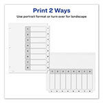 Avery Customizable TOC Ready Index Black and White Dividers, 8-Tab, Letter view 5