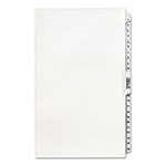 Avery Preprinted Legal Exhibit Side Tab Index Dividers, Avery Style, 26-Tab, 1 to 25, 14 x 8.5, White, 1 Set view 2