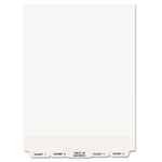 Avery Preprinted Legal Exhibit Bottom Tab Index Dividers, Avery Style, 26-Tab, Exhibit 1 to Exhibit 25, 11 x 8.5, White, 1 Set view 1
