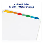 Avery Print and Apply Index Maker Clear Label Dividers, 8 Color Tabs, Letter, 5 Sets view 4