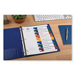 Avery Customizable Table of Contents Ready Index Dividers with Multicolor Tabs, 8-Tab, 1 to 8, 11 x 8.5, Translucent, 1 Set view 3