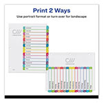 Avery Customizable TOC Ready Index Multicolor Dividers, 1-15, Letter view 4