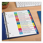 Avery Customizable TOC Ready Index Multicolor Dividers, Jan-Dec, Letter view 4