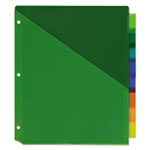 Avery Insertable Big Tab Plastic 2-Pocket Dividers, 8-Tab, 11.13 x 9.25, Assorted, 1 Set view 1