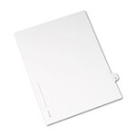 Avery Preprinted Legal Exhibit Side Tab Index Dividers, Avery Style, 10-Tab, 5, 11 x 8.5, White, 25/Pack view 1