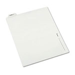 Avery Avery-Style Preprinted Legal Bottom Tab Divider, Exhibit F, Letter, White, 25/PK view 1