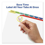 Avery Print and Apply Index Maker Clear Label Dividers, 8 Color Tabs, Letter, 5 Sets view 4