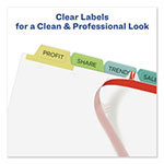 Avery Print and Apply Index Maker Clear Label Dividers, 8 Color Tabs, Letter, 25 Sets view 3