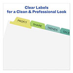 Avery Print and Apply Index Maker Clear Label Unpunched Dividers, 8-Tab, Ltr, 25 Sets view 2