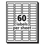 Avery Matte Clear Easy Peel Mailing Labels w/ Sure Feed Technology, Laser Printers, 0.66 x 1.75, Clear, 60/Sheet, 10 Sheets/Pack view 3