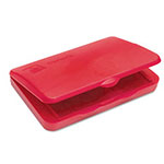 Avery Pre-Inked Felt Stamp Pad, 4.25 x 2.75, Red view 2