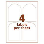 Avery Textured Arched Easy Peel Labels view 3