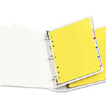 Avery Heavy-Duty Plastic Dividers with Multicolor Tabs and White Labels , 5-Tab, 11 x 8.5, Assorted, 1 Set view 2