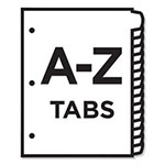 Avery Heavy-Duty Preprinted Plastic Tab Dividers, 26-Tab, A to Z, 11 x 9, Yellow, 1 Set view 1