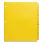 Avery Heavy-Duty Preprinted Plastic Tab Dividers, 26-Tab, A to Z, 11 x 9, Yellow, 1 Set view 3
