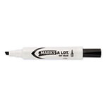 Avery MARKS A LOT Desk-Style Dry Erase Marker, Broad Chisel Tip, Black, Dozen view 1