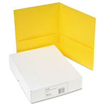 Avery Two-Pocket Folder, 40-Sheet Capacity, Yellow, 25/Box view 1