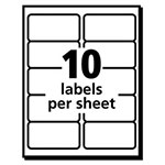 Avery EcoFriendly Mailing Labels, Inkjet/Laser Printers, 2 x 4, White, 10/Sheet, 25 Sheets/Pack view 3