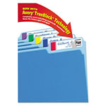 Avery Extra-Large TrueBlock File Folder Labels with Sure Feed Technology, 0.94 x 3.44, White, 18/Sheet, 25 Sheets/Pack view 2