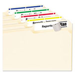 Avery Permanent TrueBlock File Folder Labels with Sure Feed Technology, 0.66 x 3.44, White, 30/Sheet, 25 Sheets/Pack view 1