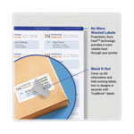 Avery Shipping Labels with TrueBlock Technology, Laser Printers, 2.5 x 4, White, 8/Sheet, 25 Sheets/Pack view 1