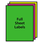 Avery High-Visibility Permanent Laser ID Labels, 8.5 x 11, Asst. Neon, 15/Pack view 2