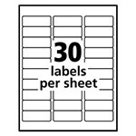 Avery High-Vis Removable Laser/Inkjet ID Labels w/ Sure Feed, 1 x 2 5/8, Neon, 360/PK view 5