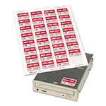 Avery Permanent ID Labels w/ Sure Feed Technology, Inkjet/Laser Printers, 1.25 x 1.75, White, 32/Sheet, 15 Sheets/Pack view 1