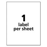 Avery Durable Permanent ID Labels with TrueBlock Technology, Laser Printers, 8.5 x 11, White, 50/Pack view 5