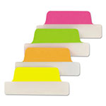 Avery Ultra Tabs Repositionable Margin Tabs, 1/5-Cut Tabs, Assorted Neon, 2.5
