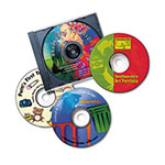 Avery Inkjet CD Labels, Matte White, 40/Pack view 1