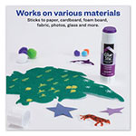 Avery Permanent Glue Stic Value Pack, 1.27 oz, Applies Purple, Dries Clear, 6/Pack view 5
