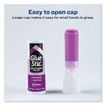 Avery Permanent Glue Stic Value Pack, 0.26 oz, Applies Purple, Dries Clear, 18/Pack view 4