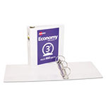 Avery Economy View Binder with Round Rings , 3 Rings, 3