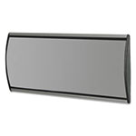 Advantus People Pointer Wall/Door Sign, Aluminum Base, 8.75 x 4, Black/Silver view 2