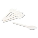 Baumgarten's Corn Starch Cutlery, Spoon, White, 100/Pack view 2