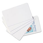Baumgarten's SICURIX Blank ID Card, 2 1/8 x 3 3/8, White, 100/Pack view 1