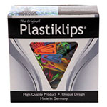 Baumgarten's Plastiklips Paper Clips, Small (No. 1), Assorted Colors, 1,000/Box view 5